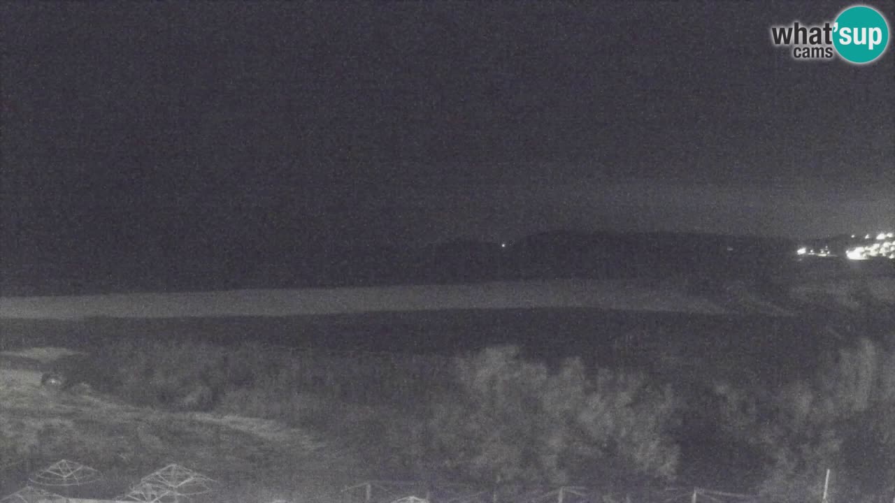 Cámara web Torre dei Corsari – Vista en directo de la playa desde Punta Usai