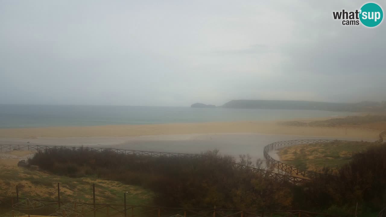 Cámara web Torre dei Corsari – Vista en directo de la playa desde Punta Usai