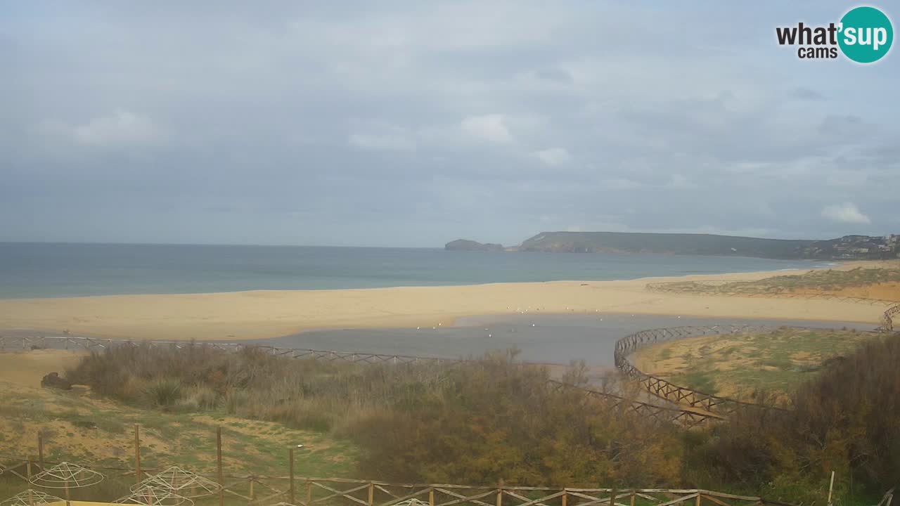Webcam Torre dei Corsari – Vista live sulla spiaggia da Punta Usai