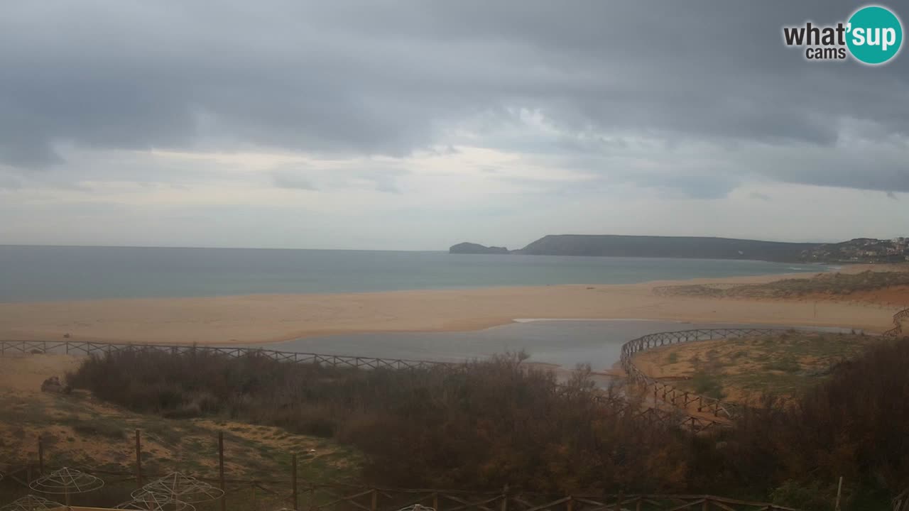 Cámara web Torre dei Corsari – Vista en directo de la playa desde Punta Usai
