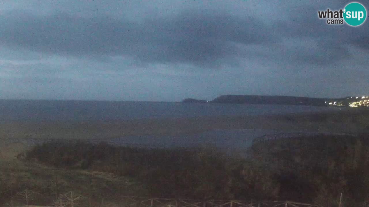 Cámara web Torre dei Corsari – Vista en directo de la playa desde Punta Usai