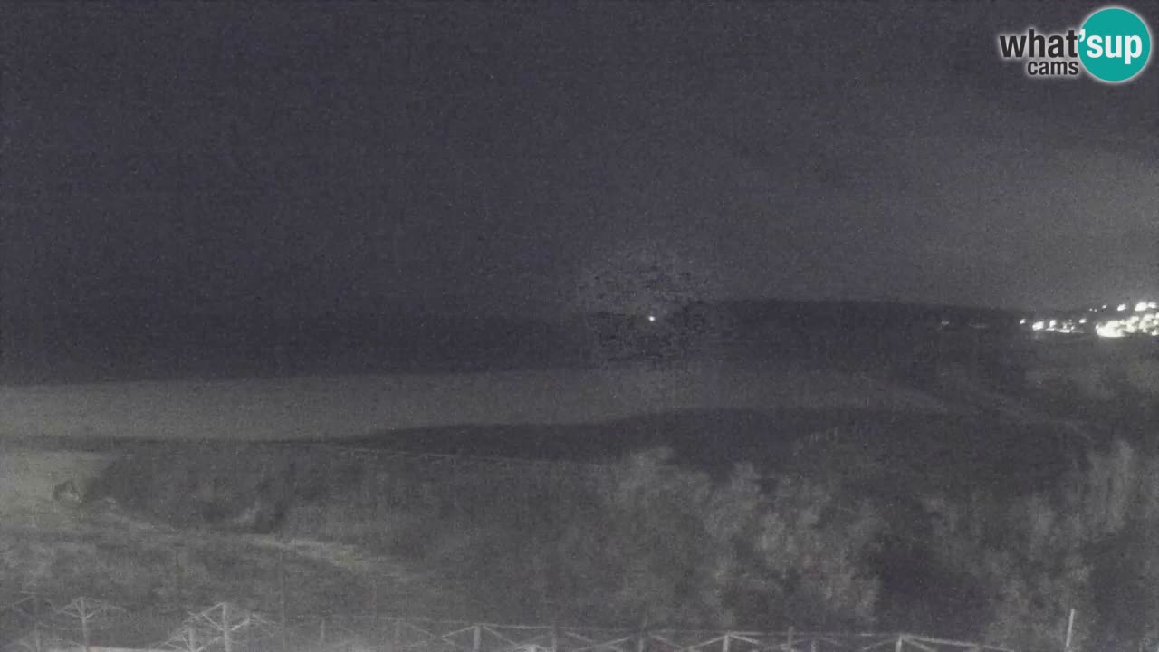 Webcam Torre dei Corsari – Liveblick auf den Strand von Punta Usai