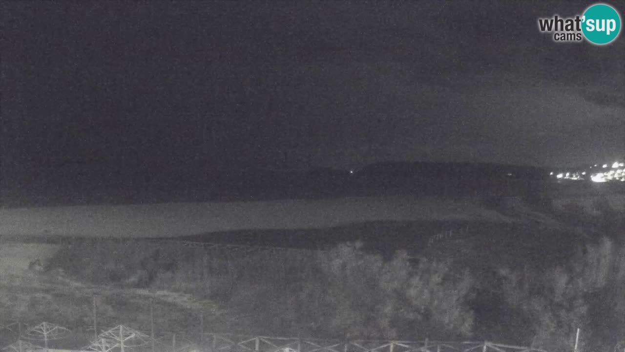 Cámara web Torre dei Corsari – Vista en directo de la playa desde Punta Usai