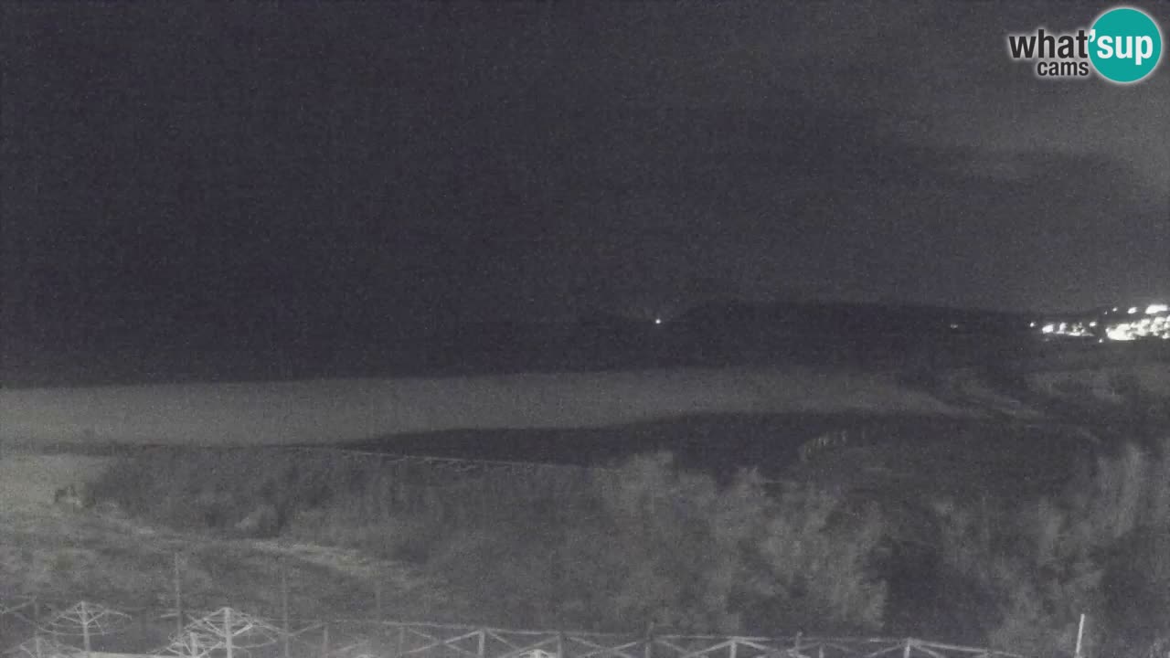 Webcam Torre dei Corsari – Liveblick auf den Strand von Punta Usai