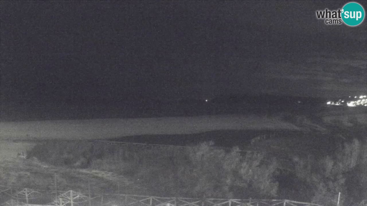 Cámara web Torre dei Corsari – Vista en directo de la playa desde Punta Usai