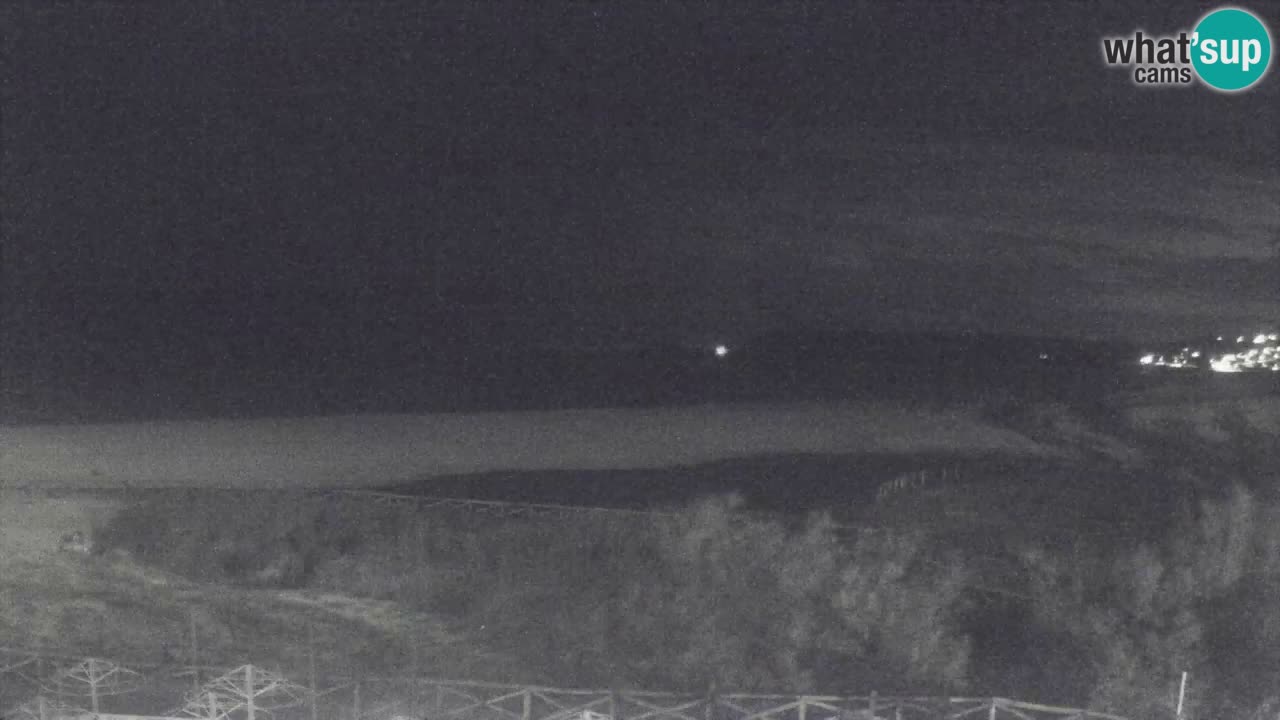 Webcam Torre dei Corsari – Live Beach View from Punta Usai