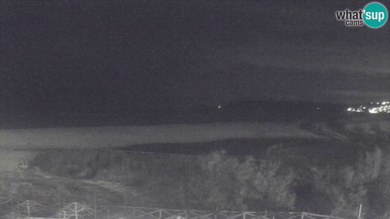 Cámara web Torre dei Corsari – Vista en directo de la playa desde Punta Usai