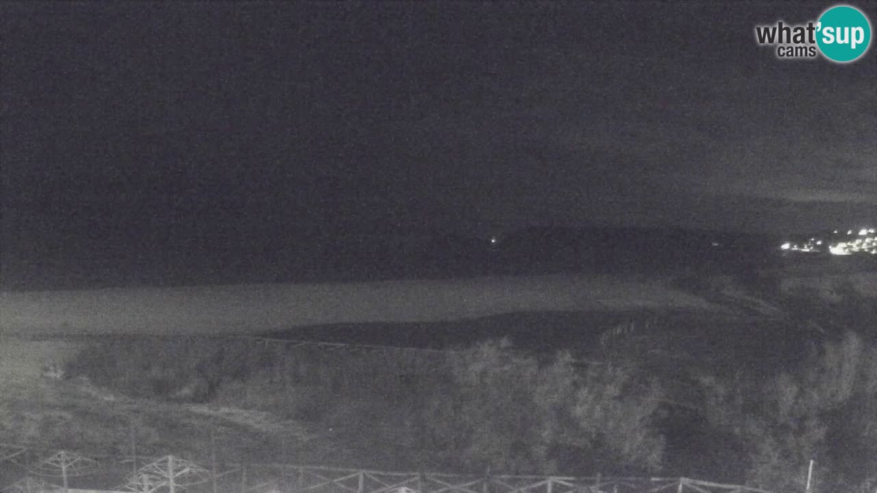 Webcam Torre dei Corsari – Liveblick auf den Strand von Punta Usai