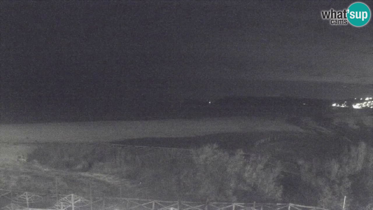 Webcam Torre dei Corsari – Vue en direct sur la plage depuis Punta Usai