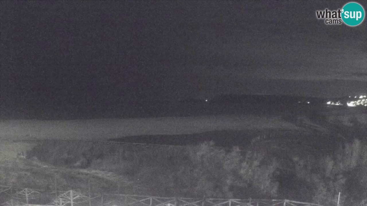 Cámara web Torre dei Corsari – Vista en directo de la playa desde Punta Usai