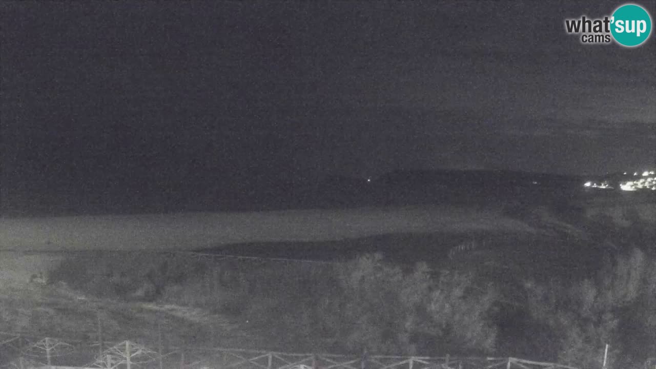Webcam Torre dei Corsari – Liveblick auf den Strand von Punta Usai