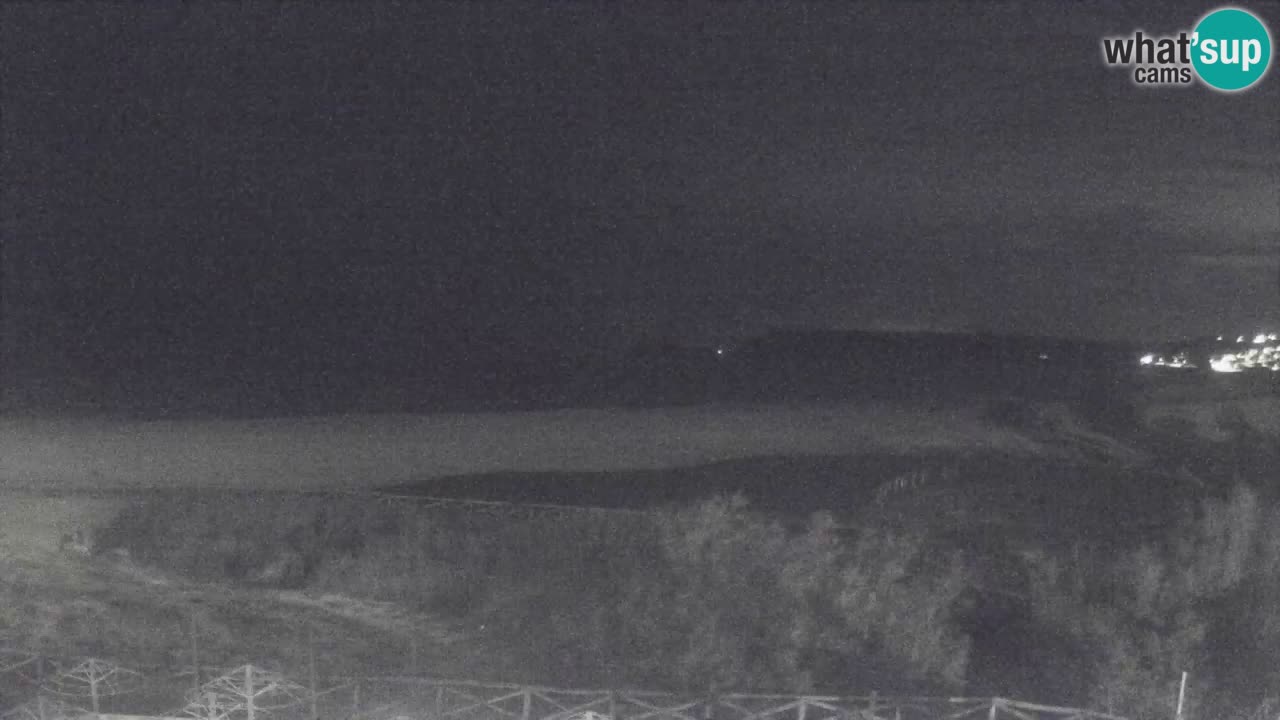 Webcam Torre dei Corsari – Vue en direct sur la plage depuis Punta Usai