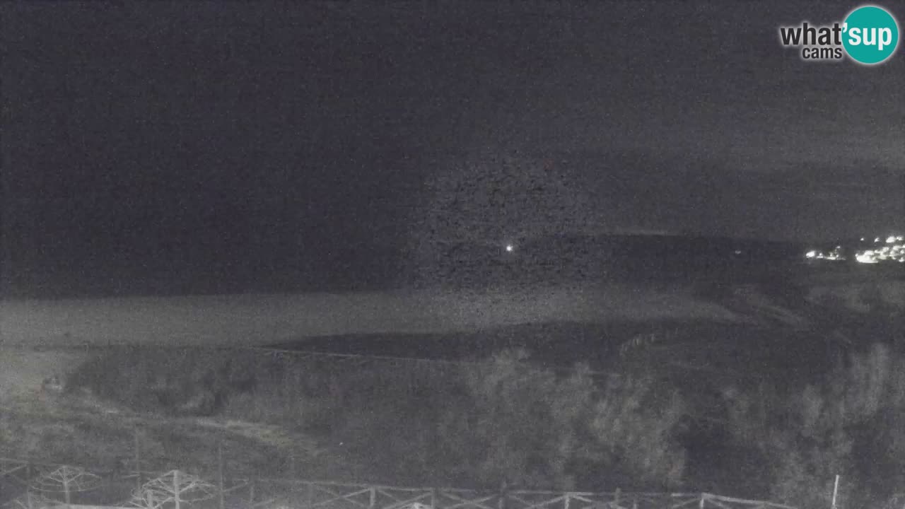 Webcam Torre dei Corsari – Vue en direct sur la plage depuis Punta Usai