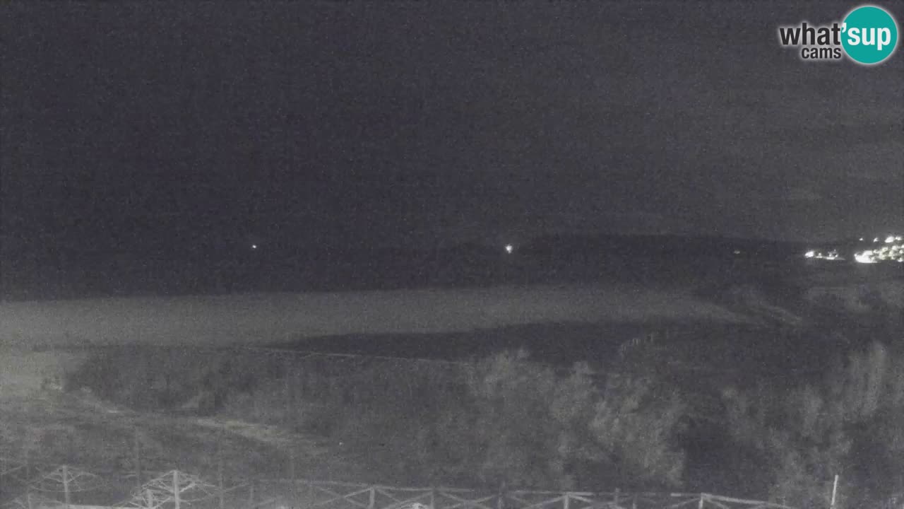 Webcam Torre dei Corsari – Vue en direct sur la plage depuis Punta Usai