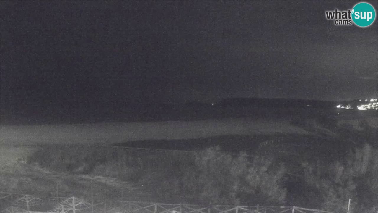 Webcam Torre dei Corsari – Vue en direct sur la plage depuis Punta Usai