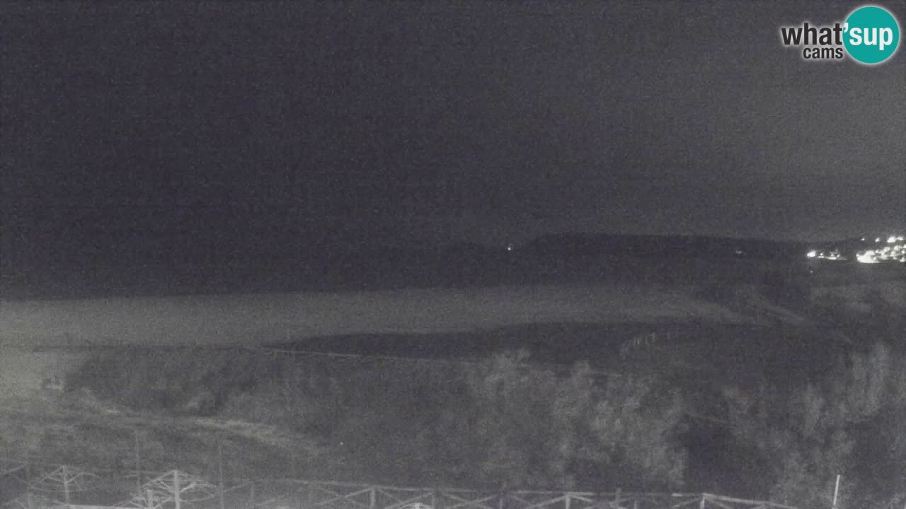 Webcam Torre dei Corsari – Liveblick auf den Strand von Punta Usai