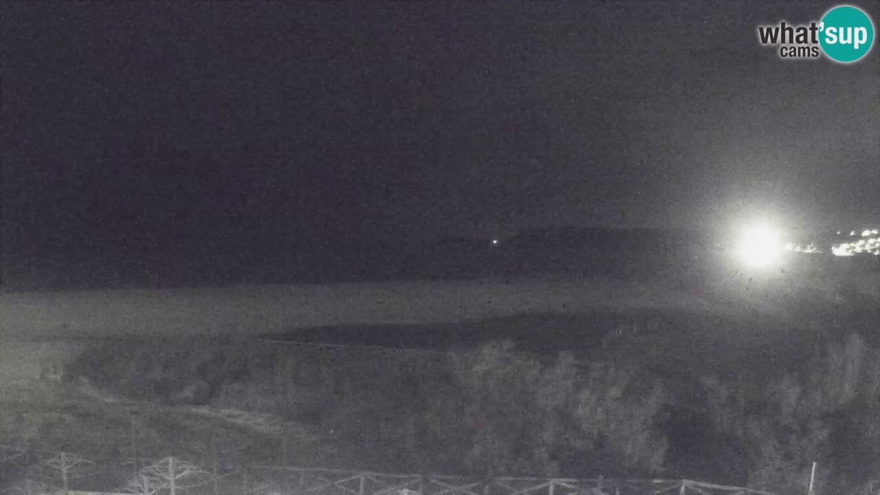 Cámara web Torre dei Corsari – Vista en directo de la playa desde Punta Usai