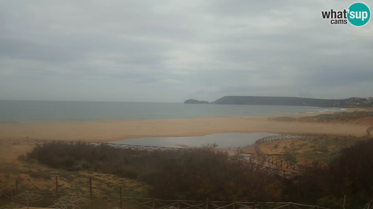 Cámara web Torre dei Corsari – Vista en directo de la playa desde Punta Usai