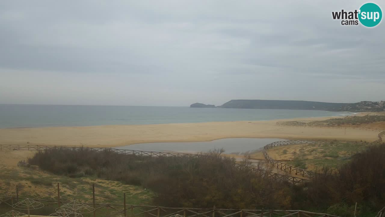 Cámara web Torre dei Corsari – Vista en directo de la playa desde Punta Usai