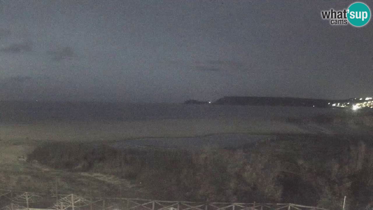 Webcam Torre dei Corsari – Vista live sulla spiaggia da Punta Usai