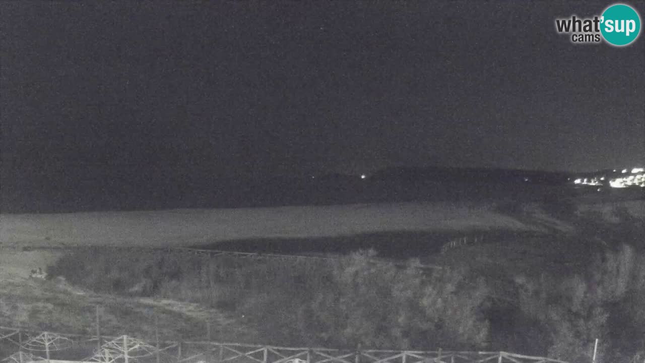 Web kamera Torre dei Corsari – Pogled uživo na plažu s Punta Usai