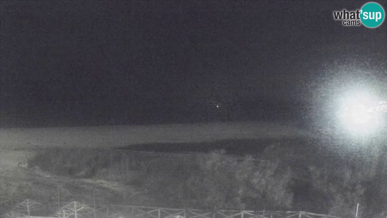 Cámara web Torre dei Corsari – Vista en directo de la playa desde Punta Usai