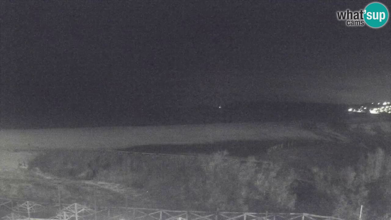 Webcam Torre dei Corsari – Vista live sulla spiaggia da Punta Usai