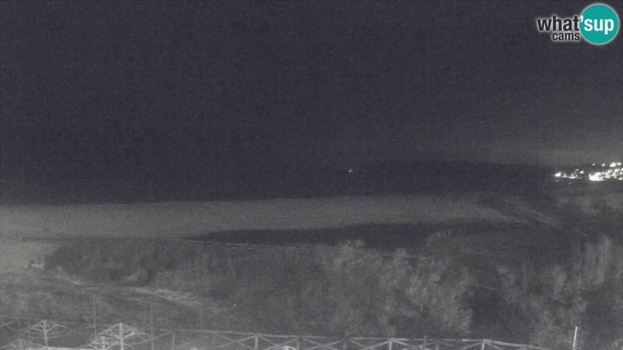 Webcam Torre dei Corsari – Vue en direct sur la plage depuis Punta Usai