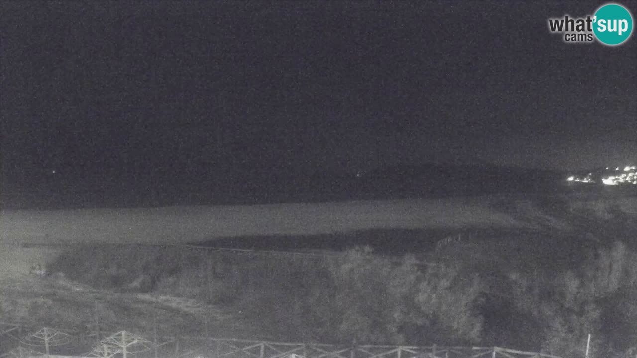 Webcam Torre dei Corsari – Vue en direct sur la plage depuis Punta Usai