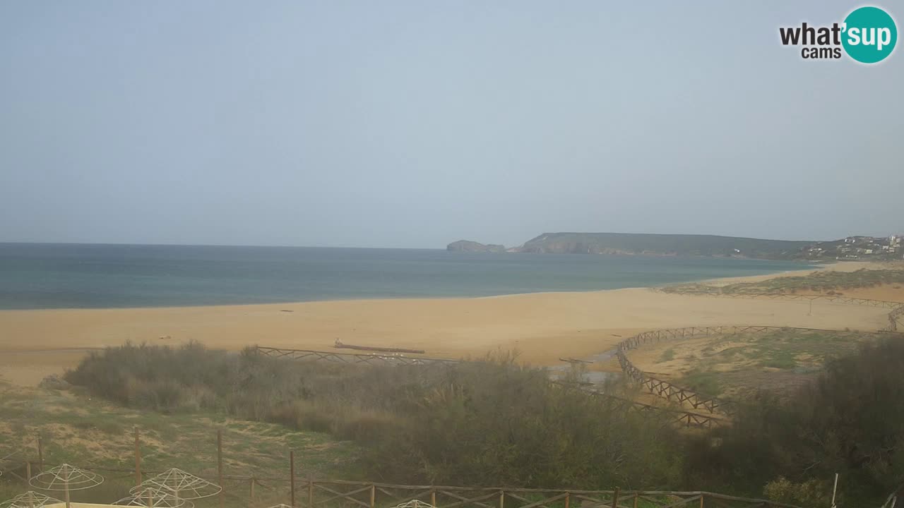 Cámara web Torre dei Corsari – Vista en directo de la playa desde Punta Usai