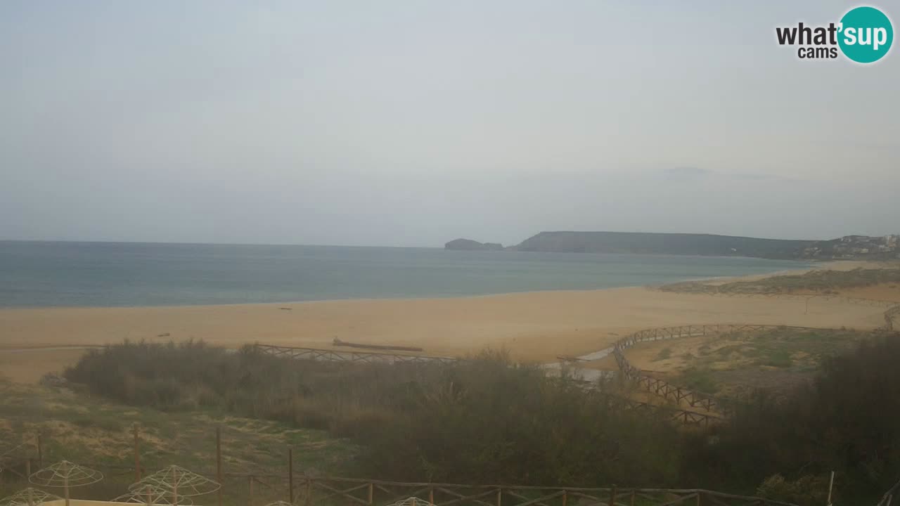 Webcam Torre dei Corsari – Vista live sulla spiaggia da Punta Usai