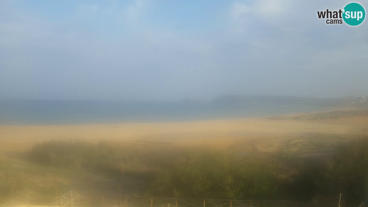 Webcam Torre dei Corsari – Live Beach View from Punta Usai