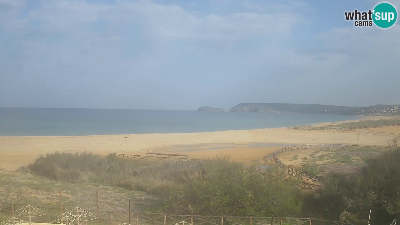 Webcam Torre dei Corsari – Live Beach View from Punta Usai