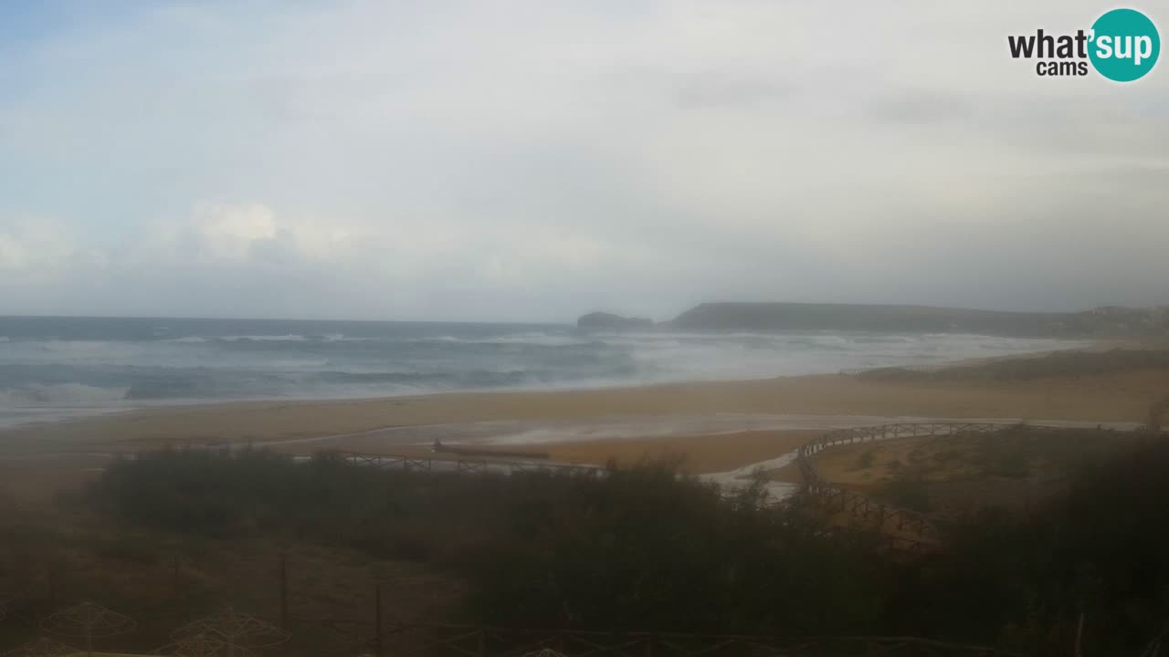 Webcam Torre dei Corsari – Live Beach View from Punta Usai