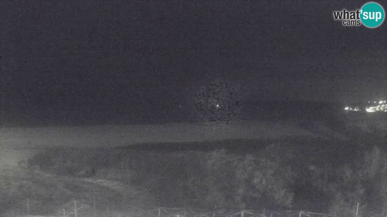 Webcam Torre dei Corsari – Vista live sulla spiaggia da Punta Usai