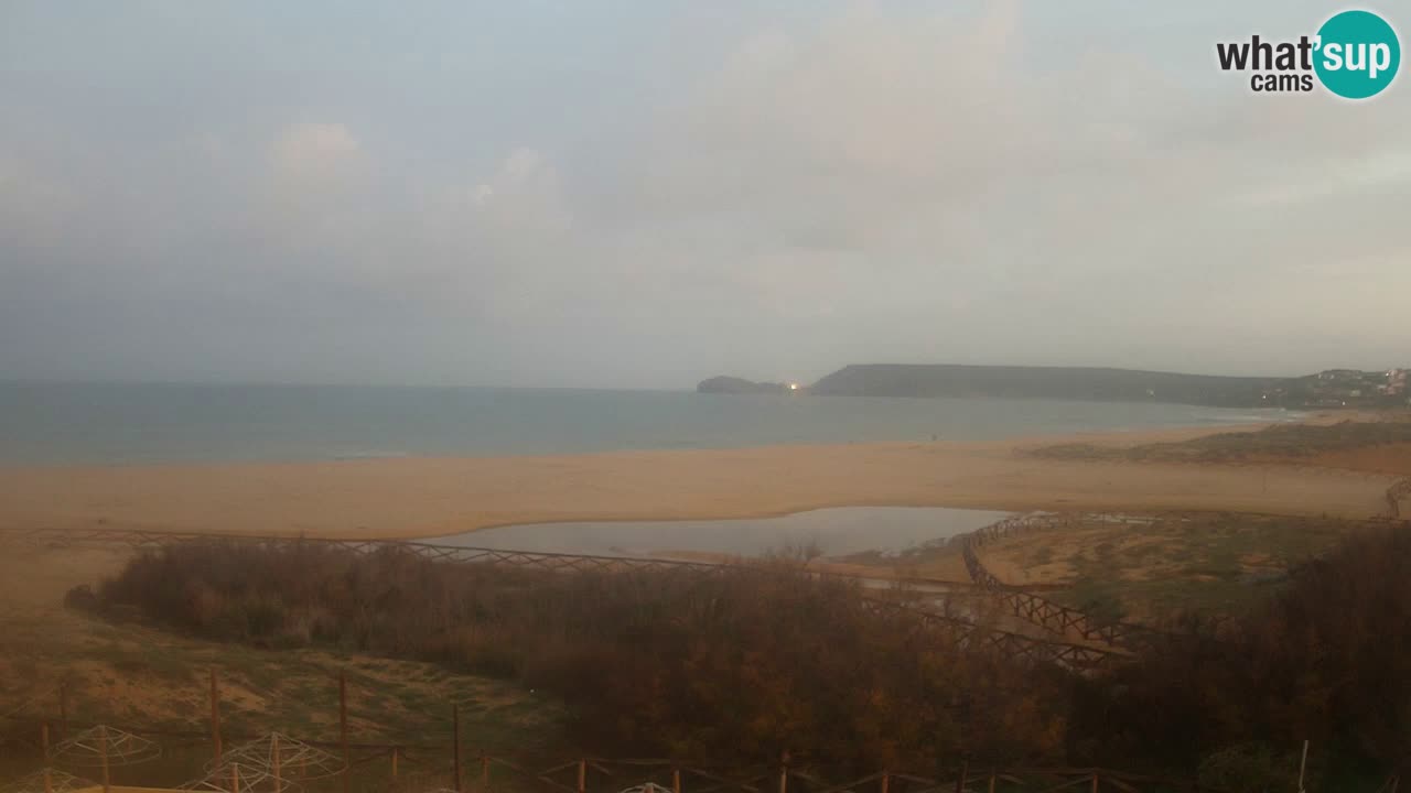 Webcam Torre dei Corsari – Vista live sulla spiaggia da Punta Usai