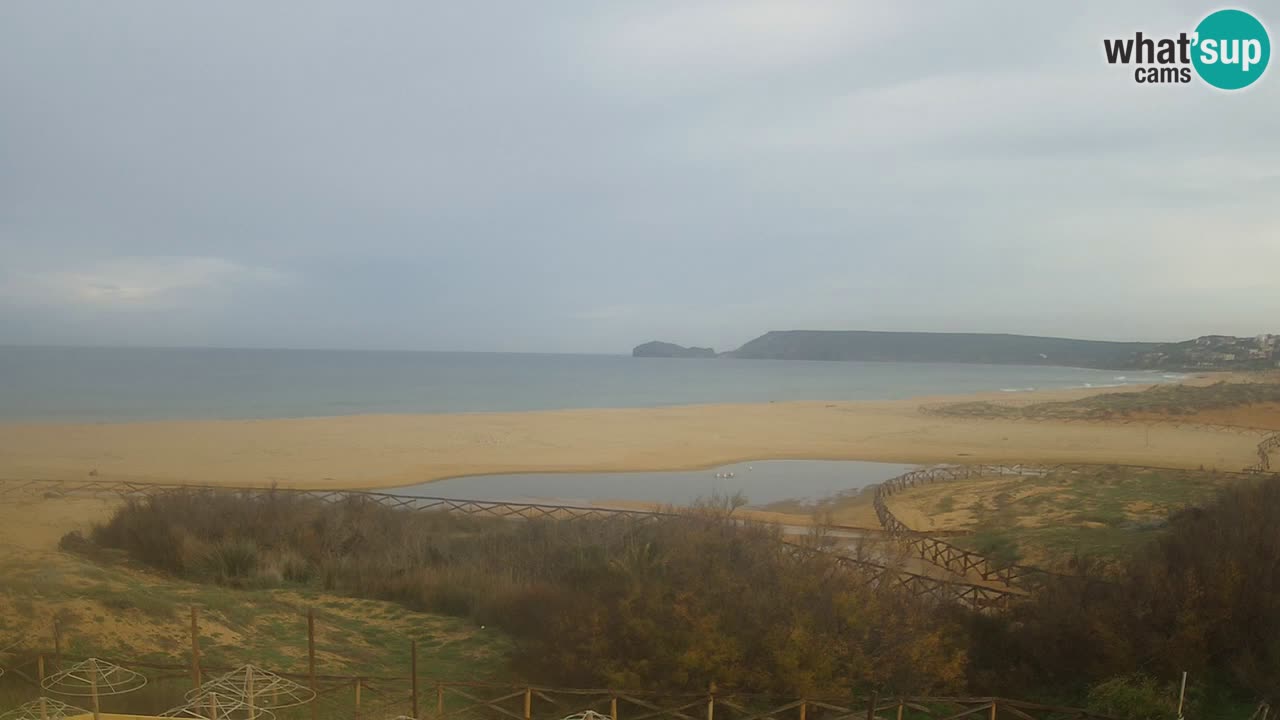 Webcam Torre dei Corsari – Vista live sulla spiaggia da Punta Usai