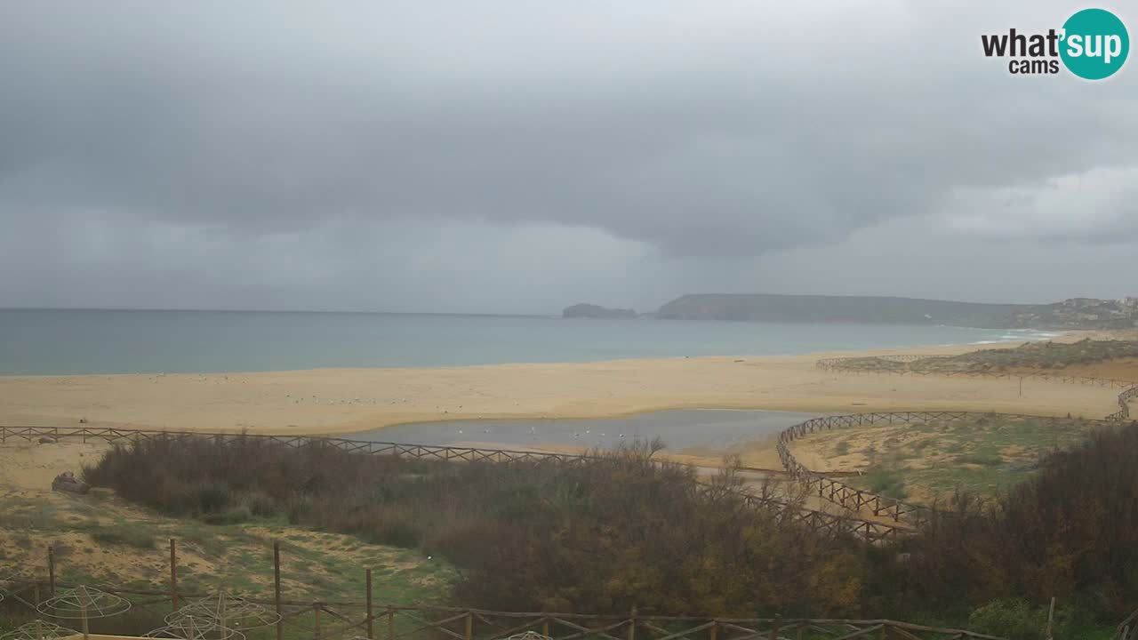 Webcam Torre dei Corsari – Liveblick auf den Strand von Punta Usai