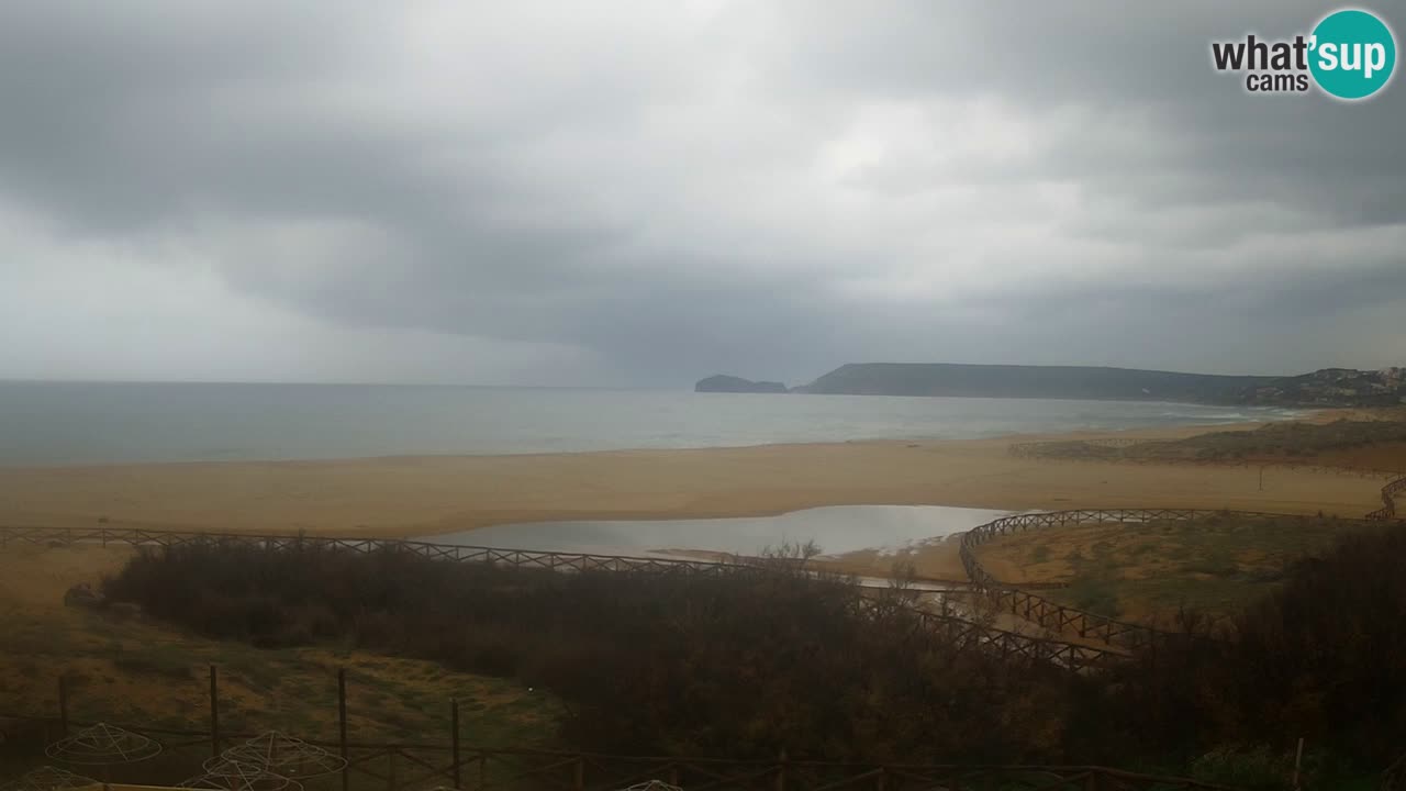 Cámara web Torre dei Corsari – Vista en directo de la playa desde Punta Usai