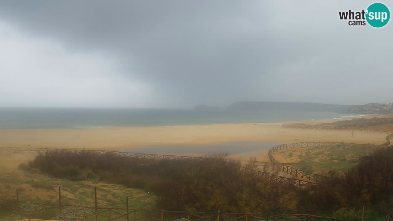 Webcam Torre dei Corsari – Vue en direct sur la plage depuis Punta Usai