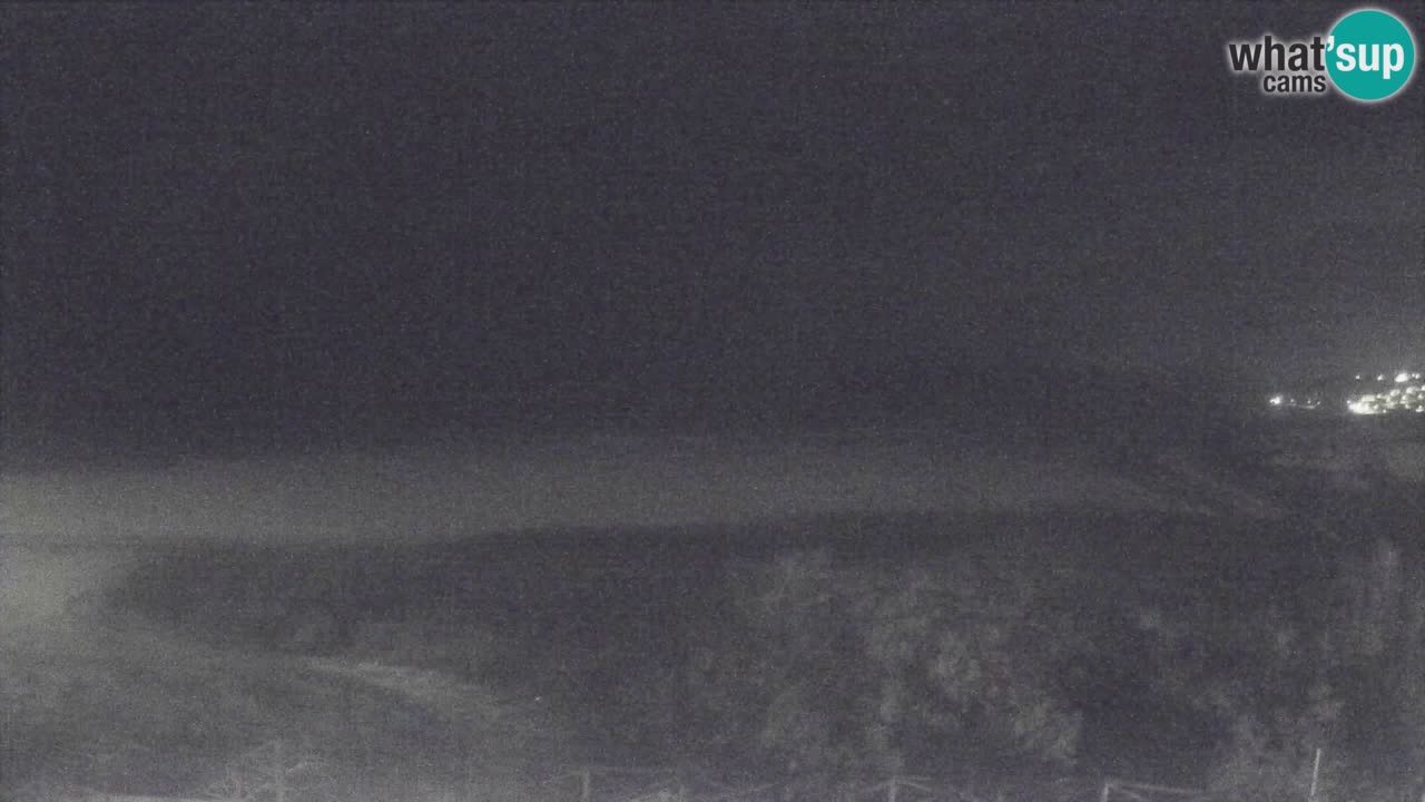 Webcam Torre dei Corsari – Vista live sulla spiaggia da Punta Usai