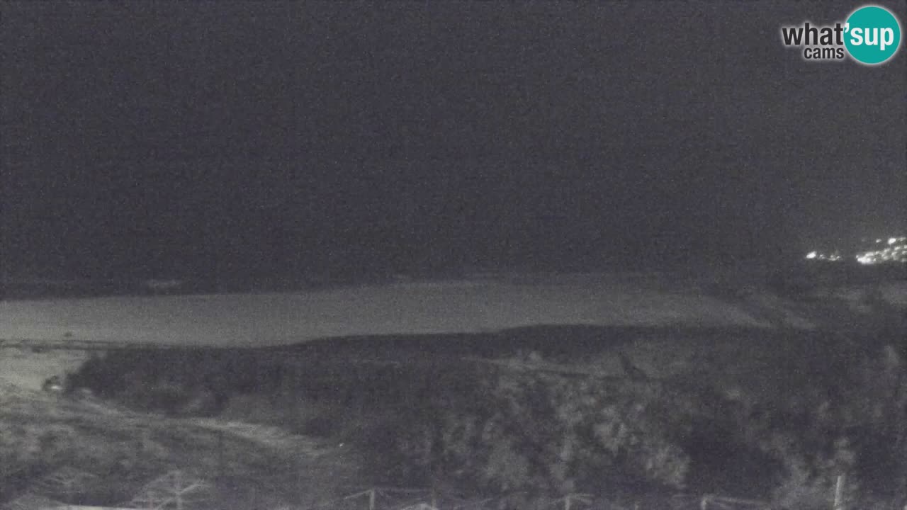 Webcam Torre dei Corsari – Vista live sulla spiaggia da Punta Usai