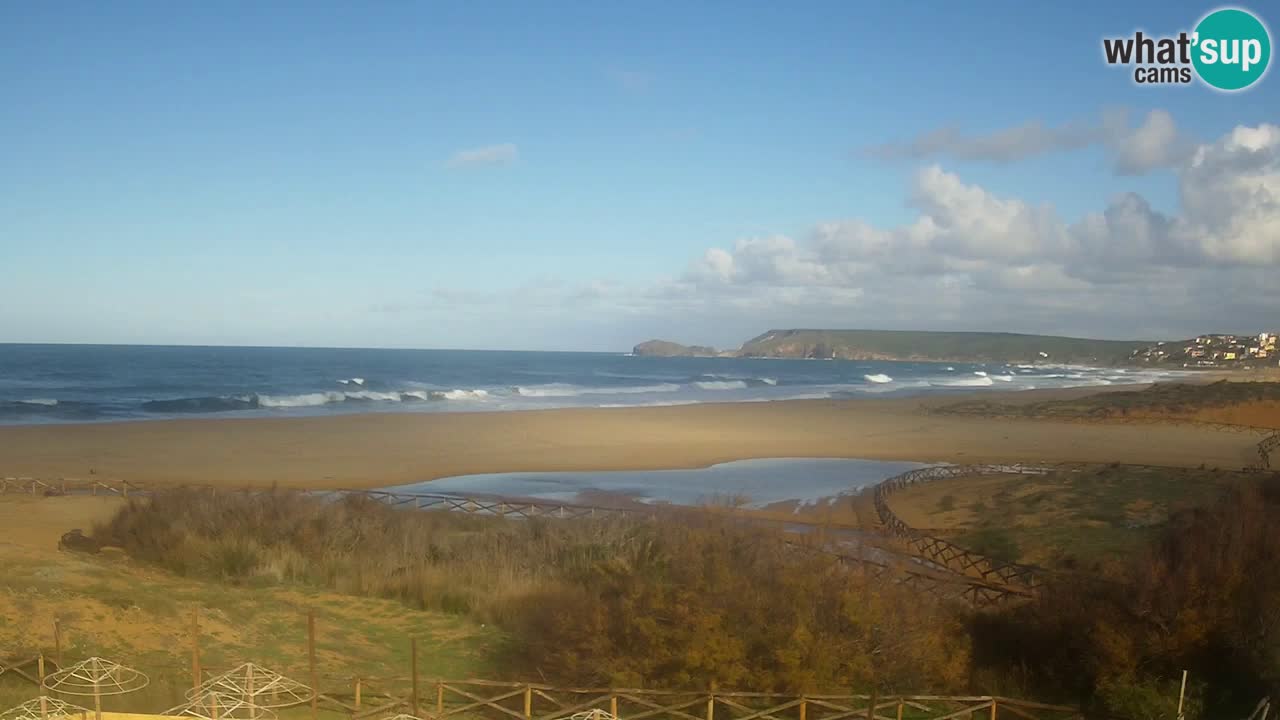 Webcam Torre dei Corsari – Vue en direct sur la plage depuis Punta Usai