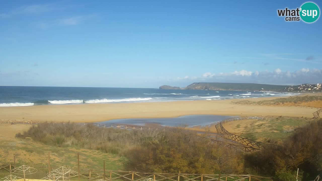 Webcam Torre dei Corsari – Vue en direct sur la plage depuis Punta Usai
