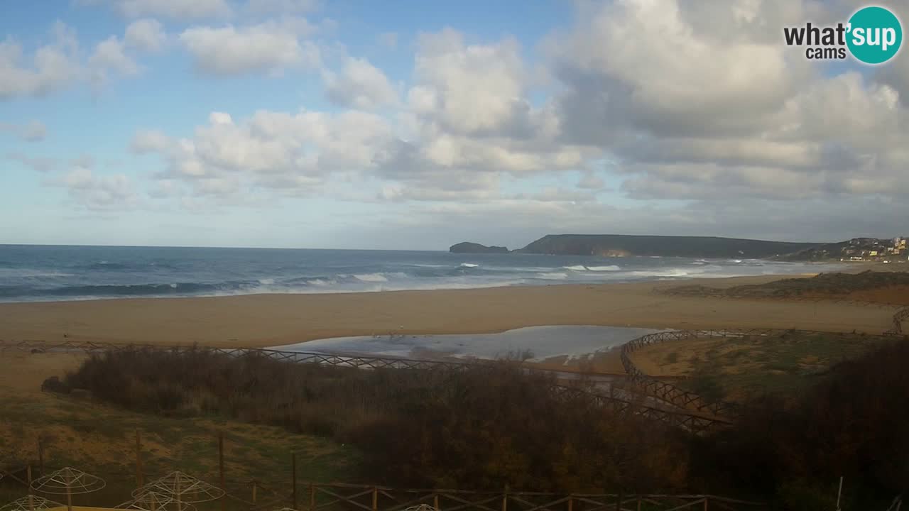Webcam Torre dei Corsari – Liveblick auf den Strand von Punta Usai