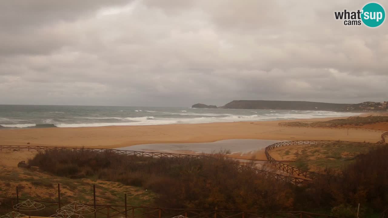 Webcam Torre dei Corsari – Liveblick auf den Strand von Punta Usai