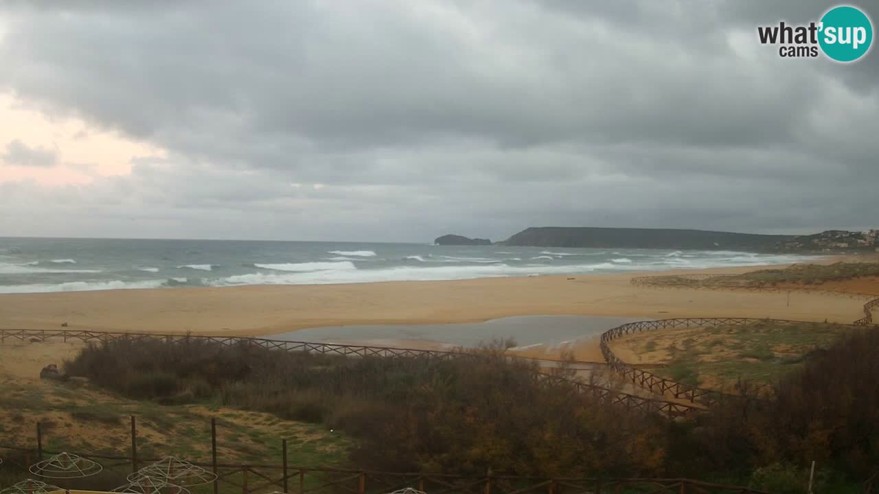 Webcam Torre dei Corsari – Vista live sulla spiaggia da Punta Usai