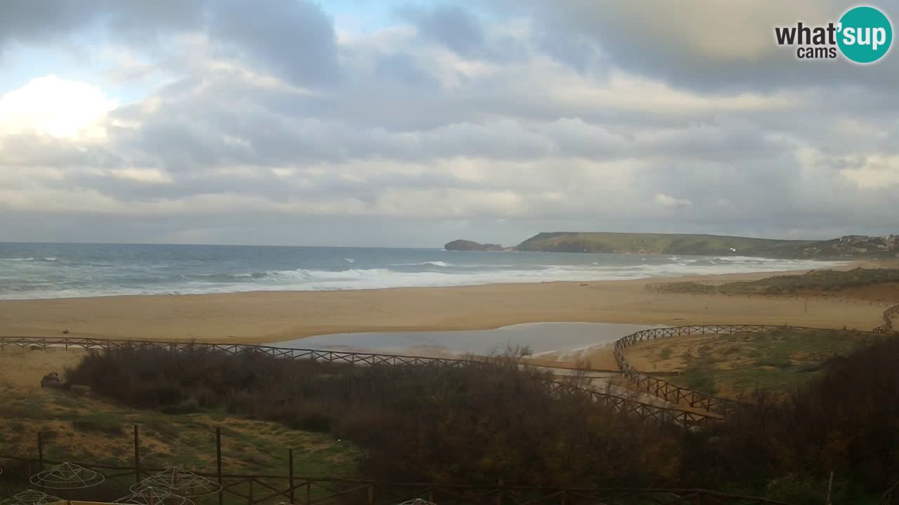 Webcam Torre dei Corsari – Vista live sulla spiaggia da Punta Usai