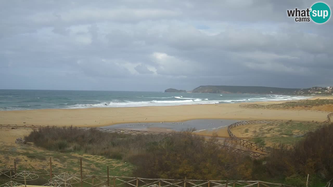 Cámara web Torre dei Corsari – Vista en directo de la playa desde Punta Usai
