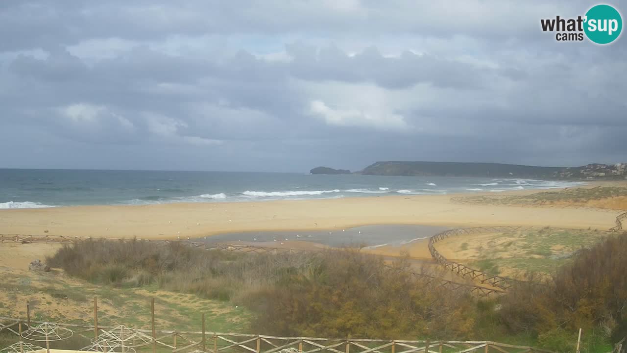 Webcam Torre dei Corsari – Vue en direct sur la plage depuis Punta Usai